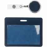 Чехол для карточки с ретрактором DEVON, синий