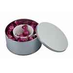 Коробка PRAGMAX M, круглая, серебристая