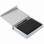 Коробка DUO под ежедневник и ручку, серая