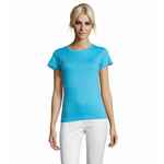 Футболка женская REGENT WOMEN бирюзовая, размер S