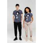 Футболка «Меламед. NICK CAVE», темно-синий меланж, размер S