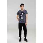 Футболка «Меламед. NICK CAVE», темно-синий меланж, размер S