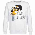 Толстовка «Меламед. STEVIE WONDER», белая, размер XS