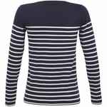 Футболка женская с длинным рукавом MATELOT LSL WOMEN, темно-синяя с белым, размер S