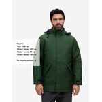 Куртка на стеганой подкладке ROBYN, темно-зеленая, размер 3XL