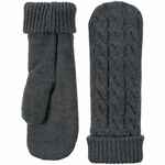 Варежки HEAT TRICK, серый меланж, размер S/M