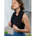 Спортивное полотенце VIGO SMALL, черное