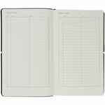 Ежедневник NUBUK, недатированный, темно-серый