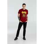 Футболка A GOD IS HIGH, гранатово-красная, размер S