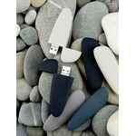 Флешка PEBBLE UNIVERSAL, USB 3.0, серо-синяя, 32 Гб