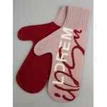 Варежки на заказ MANI, полушерсть, размер XL