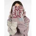 Варежки на заказ MANI, полушерсть, размер L