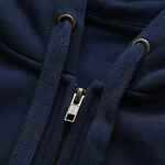 Толстовка мужская на молнии с капюшоном SPIKE MEN, темно-синяя, размер S