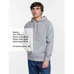 Толстовка унисекс STELLAR, серый меланж, размер XS