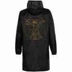 Дождевик «Ветровеанский человек», черный, размер M