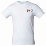 Футболка «Люблю любовь», белая, размер S