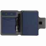 Органайзер с блокнотом и аккумулятором OIRO, синий