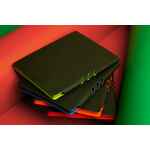 Ежедневник FLEXPEN BLACK, недатированный, черный с красным