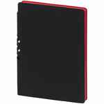 Ежедневник FLEXPEN BLACK, недатированный, черный с красным