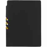 Ежедневник FLEXPEN BLACK, недатированный, черный с желтым