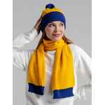 Шапка SNAPPY, желтая с синим