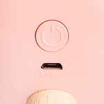 Беспроводная лампа-колонка RIGHT MEOW, розовая