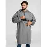 Дождевик-анорак HARD WORK, серый, единый размер