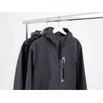 Куртка унисекс SHTORM темно-серая (графит), размер S