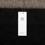 Палантин CHARMING, черный с бежевым