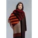 Палантин CHARMING, коричневый с оранжевым