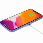 Беспроводное зарядное устройство с магнитами MAGMATE, серебристое