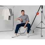 Футболка оверсайз унисекс KOSMOS 2.0, светло-серая, размер XS/S