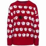 Свитер оверсайз на заказ TRICKSY NET, акрил, размер L/XL