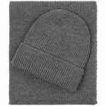 Шарф BERNARD, серый меланж