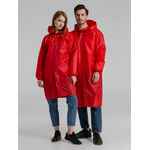 Дождевик со светоотражающими элементами RAINMAN BLINK, красный, размер XS