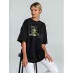 Футболка оверсайз «HE IS SO PRETTY. Давид», черная, размер XS/S