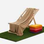 Флисовый плед WARM&PEACE, бежевый