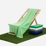 Флисовый плед WARM&PEACE, светло-зеленый