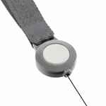 Чехол для пропуска с лентой и ретрактором DEVON, белый