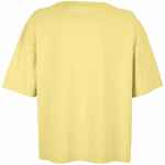 Футболка оверсайз женская BOXY WOMEN, светло-желтая, размер XS
