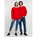 Свитшот унисекс COLUMBIA, красный, размер XS