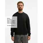 Свитшот унисекс COLUMBIA, черный, размер L