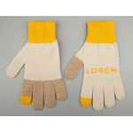 Перчатки вязаные GUANTI на заказ, полушерсть, размер S/M