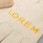 Перчатки вязаные GUANTI на заказ, полушерсть, размер L/XL