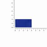 Лейбл из ПВХ DZETA, XS, синий