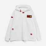 Лейбл из ПВХ DZETA, XS, красный