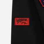 Лейбл из ПВХ DZETA, XS, красный