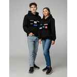 Худи унисекс PATCH CATCHER, черное, размер S