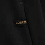 Лейбл тканевый EPSILON, S, черный