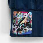 Лейбл тканевый EPSILON, L, белый